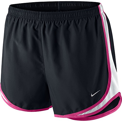 Nike Women's Tempo Short Black/White/Vivid Pink/Matte Silver Shorts XS X 3.5