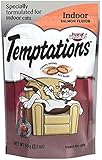 TEMPTATIONS Functional Treats for Cats Indoor Salmon Flavor 2.1 Ounces (Pack of 12)