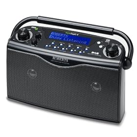 Roberts RD21B(ECO4) Ecologic 4 DAB/FM RDS Digital Stereo Radio wth up to 150 Hours Battery Life - Black