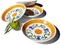 Caleca Sole 4-Piece Soup Plate Set