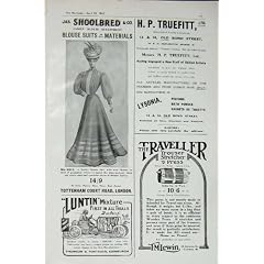 Hosen-Fu�ball 1907 Shoolbred-Mode Luntin Truefitt
