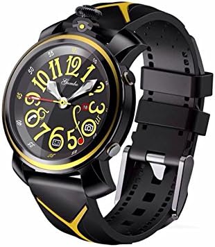 SmartWild G-Four Quartz Smart Watch Gumbo Wristwatch Camera Selfie Artifact for iPhone 4s/5s/6s Samsung Smartphone (Yellow)