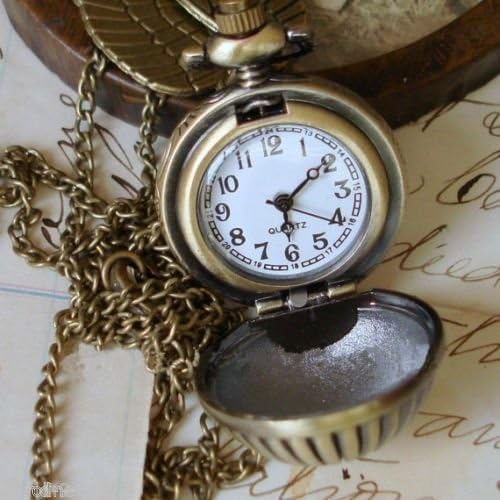 World 9 Harry Potter Quidditch Golden Snitch Steampunk Watch Necklace