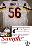 Len Hauss Autographed Jersey - Washington Redskins