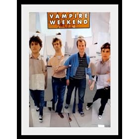 Vampire Weekend Ezra Koenig Chris Baio tour poster (affiche)approx 34" x 24" inch ( 87 x 60 cm)new
