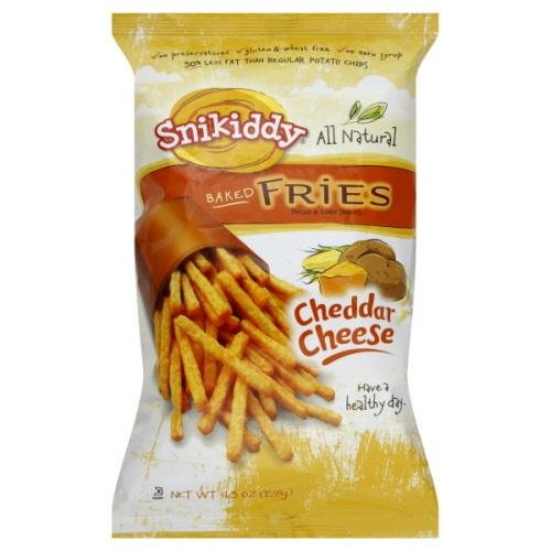 Snikiddy Snacks, Fries Chddr Cheese, 4.5 OZ (Pack of 12)