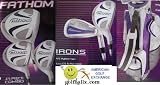 American Golf Exchange Ladies Fathom Lavender Golf Club Set W/bag &Free Putter & Head Covers; Regular or Petite Length; Fast Shipping