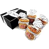 Verweij 100% Roomboter Siroopwafels (Butter Stroopwafels), 10.6 oz Packages in a BlackTie Box (Pack of 4)