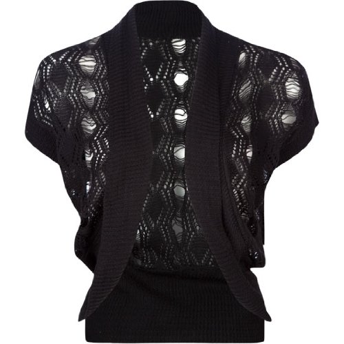 FULL TILT Open Weave Womens Shrug