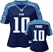Vince Young Tennessee Titans Women's Navy Replica Jersey