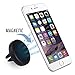 Car Mount, iPalm [Air Vent Magnetic] SmartMag Universal Car Mount Smart Cell Phones / Mini Tablets Holder for Galaxy S7 S6 Edge Note 5 4 LG G5 G4 iPhone 6 6S SE Plus Nexus 5x 6P - Black Color