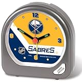 Buffalo Sabres Official 2"x2" NHL Travel Alarm Clock