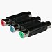 Cables To Go - Video coupler - component video - RCA (F) - RCA (F) - black