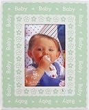 Deluxe Baby Photo Frame, Green
