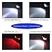 Headlamp - Waterproof IPX5 200 Lumens LED Head Lamp Flash Working Lights With 2 Light-Switch control And 5 Brightness Light Modes (Purple)
