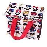 Eco Friendly Insulated Lunch Cool Bag Japanese Dolls
