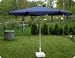 3m ALU Sonnenschirm mit Kurbel blau