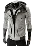 TheLees Manns leger Slim Fit Haube Ba...