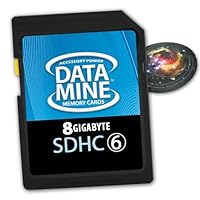 DataMINE 8GB SDHC Class 6 Memory Card Featuring DataSafe Technology for your Canon PowerShot S95 / SD1300 / SD1400 / SD1200 / SD780 / SX130 / A3100 / D10 / SX210 / SD3500 / SD940 / A3000 / A3100 / A490 / A495 and More Digital Cameras ** Includes Mouse Pad**