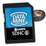 DataMINE 8GB SDHC Class 6 Memory Card Featuring DataSAFE Technology for you ....