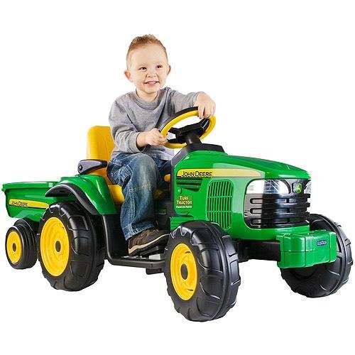 Peg Perego John Deere Turf Tractor With Trailer