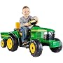 Peg Perego John Deere Turf Tractor With Trailer