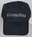 Rhinestone Decorated Grandma Denim Cap