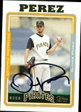 Oliver Perez Autographed/Hand Signed MLB Baseball Card (Pittsburgh Pirates) 2004 Topps #253