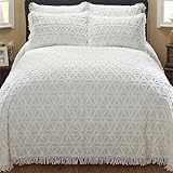 Ring of Flowers Cotton Bedspread Set