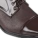 Daxx Mens Topstitched Square Toe Faux Leather Oxfords