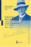 David Hilbert's Lectures on the Foundations of Geometry, 1891-1902 (English and German Edition)