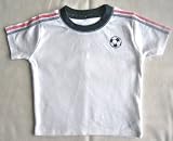 George football logo White short sleeve T-shirt for 9 - 12 months baby boy