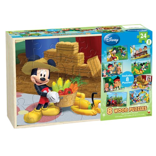 Disney Boy 8 Pack Wood Puzzles (Styles May Vary) For Cheap