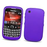 BlackBerry Curve 3G 9300 (T-Mobile) and Gemini Curve 8520 and 8530 Silicone Skin Case, Purple