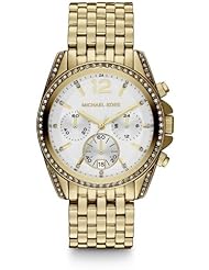 Michael Kors Mid-Size Golden Pressley Chronograph Glitz Womens watch #MK5835