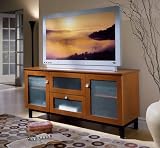 Plasma TV Stand - 62 Inch Arts and Crafts Styled Console for Plasma/LCD/DLP Installations - FT62RB