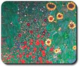 Klimt - Sunflowers Mouse Pad