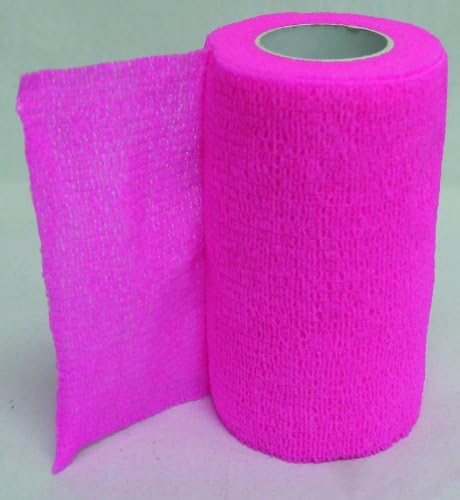 ANIMAL SUPPLIES INTERNAT 40714332 WRAP-IT-UP FLEXIBLE BANDAGE HOT PINK 4 IN X 5 YD
