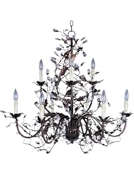 Home Improvement: Maxim Lighting 2852OI Elegante 9-Light Chandelier, Oil Rubbed Bronze Finish - Maxim Lighting