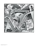 Relativity by Mc Escher Art Print Poster Size: 21.5 x 25.5 