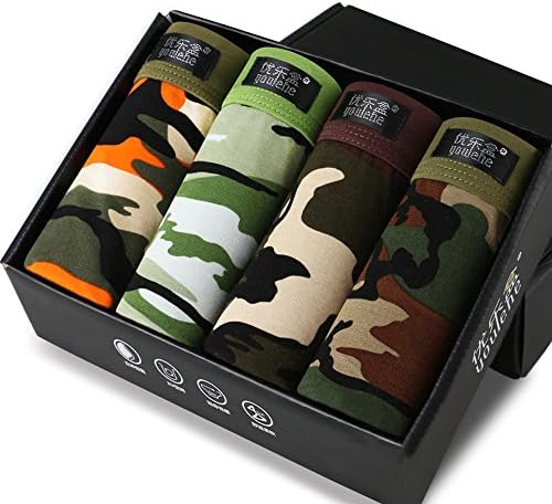 Sven brothers Underwear Boxer Briefs Cotton Stretch Sports Short Trunk 4 Pack