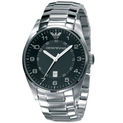 Emporio Armani AR5863 Herrenuhr Edelstahl 50m Analog Datum