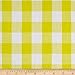Richland Textiles Richcheck 60in Gingham Check 1in Yellow Fabric by The Yard