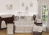 Giraffe Neutral Baby Bedding 9 pc Crib Set by JoJO Designs