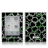 Green Loops Design Protective Decal Skin Sticker for Sony Digital Reader PRS-505 Models