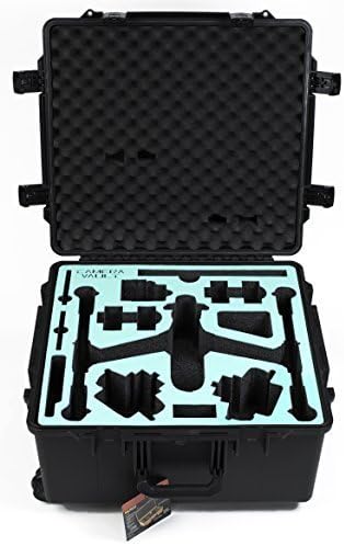 Camera Vault DJI Inspire 1 Pro X5 Travel Mode Wheeled Travel Case with Waterjet Cut Foam