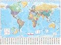 Collins World Wall Laminated Map (Wall Map)
