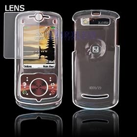 Crystal Clear Transparent Snap-On Cover Hard Case Phone Protector for Motorola Z9 MOTO