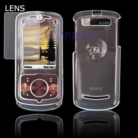 Crystal Clear Transparent Snap-On Cover Hard Case Phone Protector for Motorola Z9 MOTO