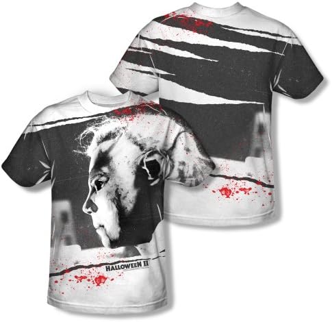 Halloween II Horror Thriller Slasher Movie Michael Adult 2-Sided Print T-Shirt